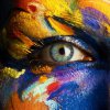 Buntes Auge geschminkt von maTusch
Atelier Muschka Bodypainting Atelier Berlin